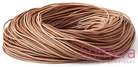 RZEMIEŃ OKRĄGŁY SKÓRA NATURALNA 2MM KOLOR PERU