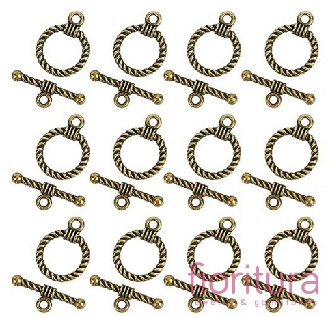 ZAPIĘCIE PRZEKŁADKOWE 20x14x3MM KOLOR STARE ZŁOTO