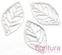 BAZA, ŁĄCZNIK,ZAWIESZKA FILIGRAN LIŚĆ 24x14x0,2MM KOLOR STARE SREBRO