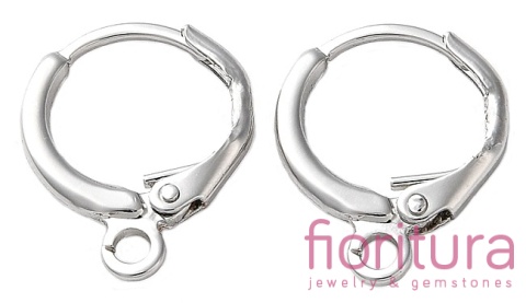 BIGLE ANGIELSKIE TYPU KAJDANKI 15x12x1,5MM KOLOR PLATINUM