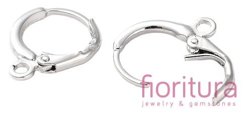 BIGLE ANGIELSKIE TYPU KAJDANKI 15x12x1,5MM KOLOR PLATINUM