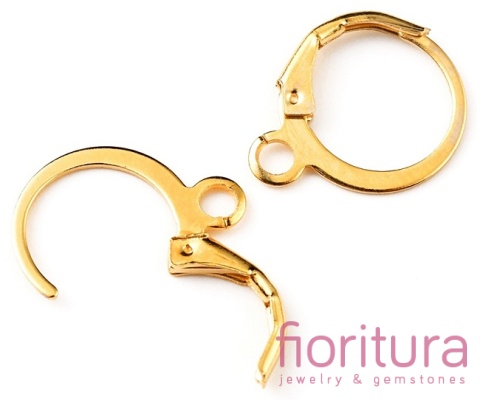 BIGLE ANGIELSKIE 16x13x1MM KOLOR ZŁOTY