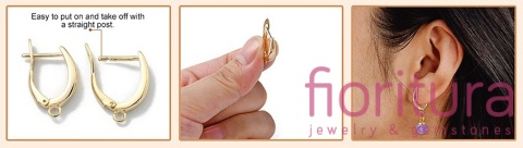 BIGLE ZATRZASKOWE OZDOBNE 18x10x3MM KOLOR STARE SREBRO