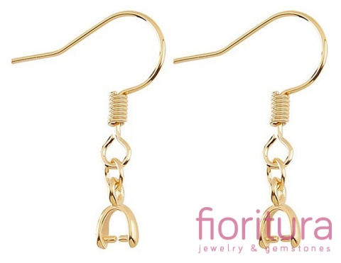 BIGLE OTWARTE Z KRAWATKĄ 23,5MM KOLOR ZŁOTY