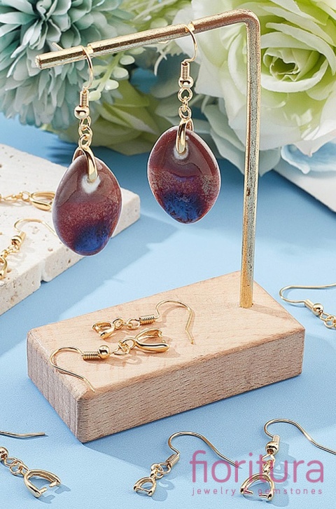 BIGLE OTWARTE Z KRAWATKĄ 25,5MM KOLOR ZŁOTY