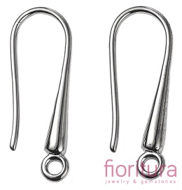 BIGLE OTWARTE Z KROPLĄ 21x9x3MM KOLOR CZARNY