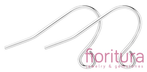 BIGLE OTWARTE 17x12MM KOLOR SREBRNY