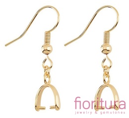 BIGLE OTWARTE Z KRAWATKĄ 30MM KOLOR ZŁOTY