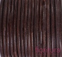 RZEMIEŃ OKRĄGŁY SKÓRA NATURALNA 3MM KOLOR SADDLE BROWN