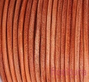 RZEMIEŃ OKRĄGŁY SKÓRA NATURALNA 3MM KOLOR BURLY WOOD