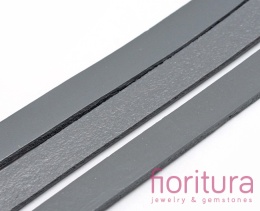 RZEMIEŃ PŁASKI SKÓRA NATURALNA 10X2MM KOLOR GRAY