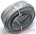 RZEMIEŃ PŁASKI SKÓRA NATURALNA 10X2MM KOLOR GRAY