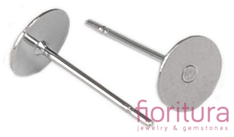 SZTYFTY PŁASKIE 8MM KOLOR STARE SREBRO