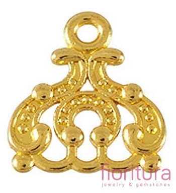 ROZDZIELACZ NA TRZY 14,5x13x2,5MM KOLOR ANTYCZNY ZŁOTY