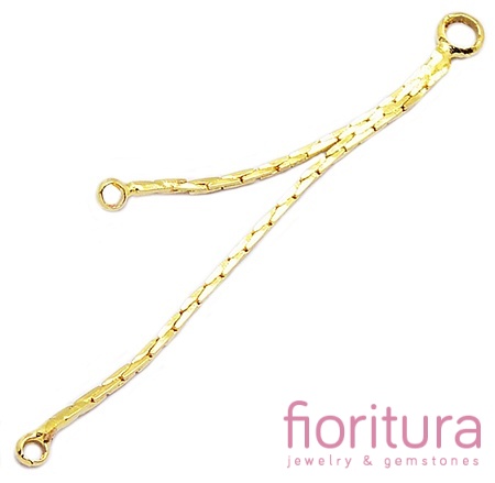 PODSTAWA KOLCZYKA 41,5x1x1MM KOLOR ZŁOTY