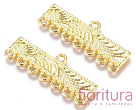  ROZDZIELACZ NA SIEDEM 28x11x1MM KOLOR ZŁOTY