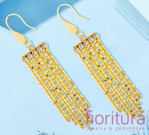 ROZDZIELACZ NA PIĘĆ PODSTAWA KOLCZYKA 8,5x19,5x2MM KOLOR ANTYCZNE ZŁOTO