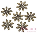 BAZA, ŁĄCZNIK,ZAWIESZKA, NAKŁADKA FILIGRAN KWIAT 30x2MM KOLOR STARE ZŁOTO 