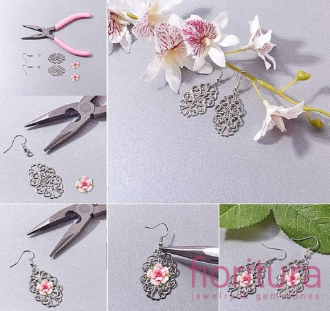 BAZA, ŁĄCZNIK,ZAWIESZKA FILIGRAN MOTYL 37,5x26,5x0,5MM KOLOR STARE ZŁOTO