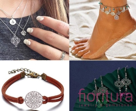 ŁĄCZNIK AŻUROWY 20x14x2MM KOLOR STARE SREBRO