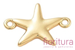 ŁĄCZNIK ROZGWIAZDA 11x16x2MM KOLOR ZŁOTY 