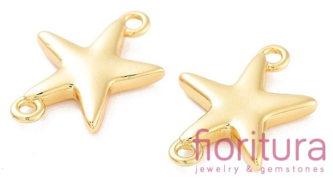 ŁĄCZNIK ROZGWIAZDA 11x16x2MM KOLOR ZŁOTY 