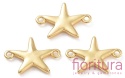 ŁĄCZNIK ROZGWIAZDA 11x16x2MM KOLOR ZŁOTY 