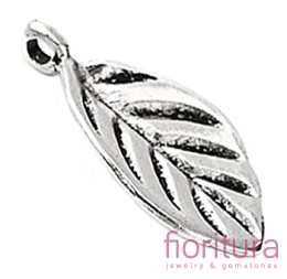 ZAWIESZKA LISTEK 16x8x1MM KOLOR STARE SREBRO 