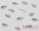 ZAWIESZKA LISTEK 16x8x1MM KOLOR STARE SREBRO 