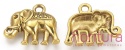 ZAWIESZKA SŁOŃ 15x17x3MM KOLOR ANTYCZNE ZŁOTO