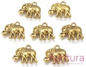 ZAWIESZKA SŁOŃ 15x17x3MM KOLOR ANTYCZNE ZŁOTO