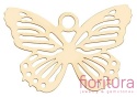 BAZA, ŁĄCZNIK,ZAWIESZKA PODSTAWA KOLCZYKA FILIGRAN MOTYL 24x16x0,4MM KOLOR ZŁOTY 
