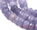 KAMIEŃ NATURALNY JADEIT MALEZYJSKI SLATE BLUE OPONKA FASETOWANA 4x2-3MM SZNUR