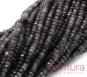 KAMIEŃ NATURALNY JADEIT MALEZYJSKI GRAY OPONKA FASETOWANA 4x2-3MM SZNUR
