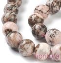 KAMIEŃ NATURALNY RODOCHROZYT KULA 10MM SZNUR