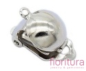 KLIPSY Z OCZKIEM DO PODWIESZANIA OK.19x12x14MM KOLOR SREBRNY