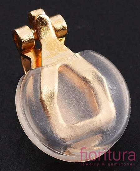 SILIKONOWE NAKŁADKI DO KLIPSÓW KOŁO 8,5x9x3MM KOLOR TRANSPARENTNY