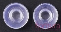 SILIKONOWE NAKŁADKI DO KLIPSÓW DONUT 6,5x2MM KOLOR TRANSPARENTNY 